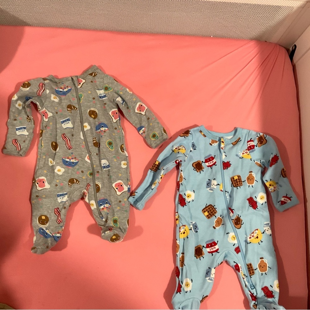 Blue and Gray Kids One Piece Set